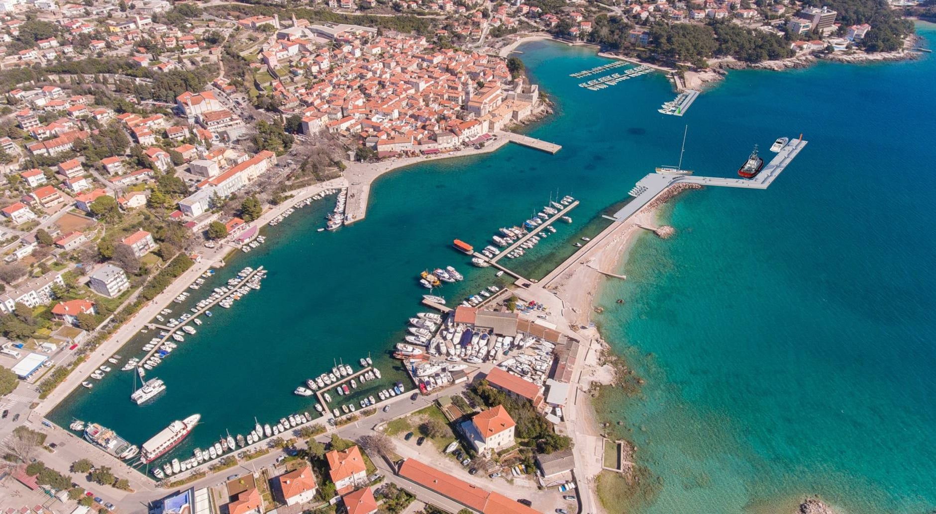 Vizualizacija luke Krk